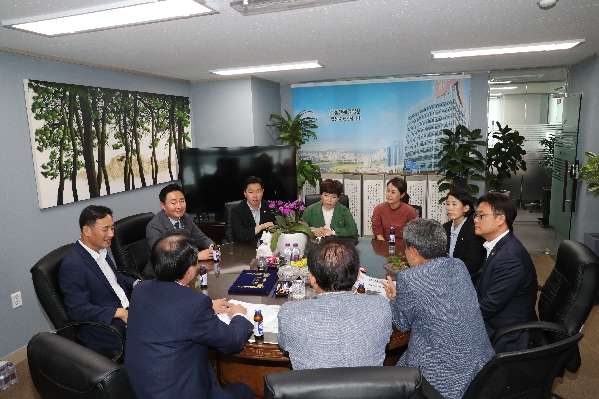 울산 제8대 남구의회 의장단 유관기관 방문_5