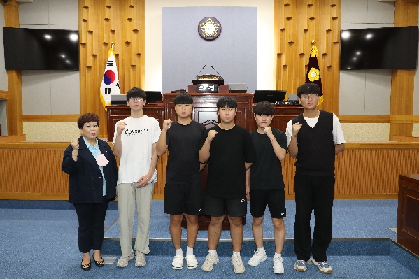 박인서의원 남목고등학교 학생 의회 견학_0