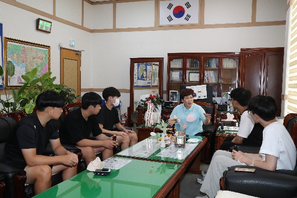 박인서의원 남목고등학교 학생 의회 견학_2