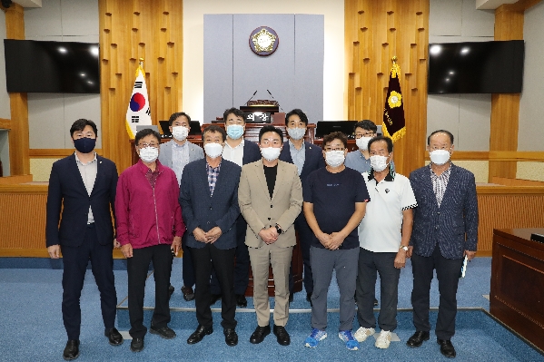 수암상가시장연합회 임원진 내방_0