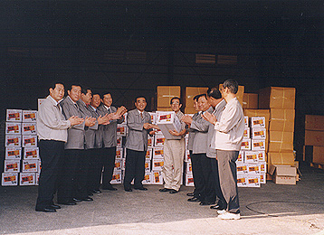 김해 한림면 수해지역 위문품 전달_0