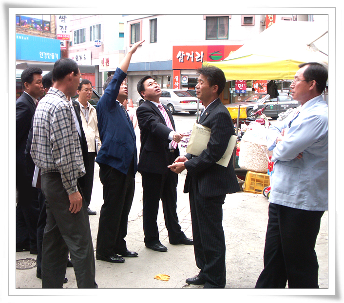야음시장 아케이드 공사현장 답사_2