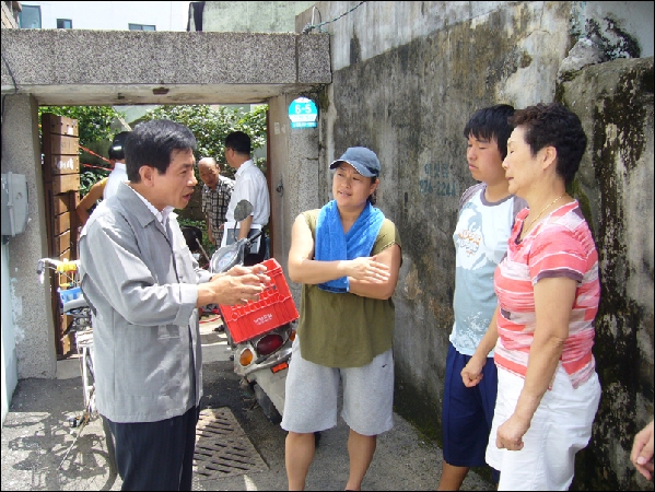 집중호우 피해지역 방문 _1