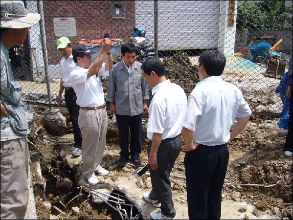 집중호우 피해지역 방문 _2