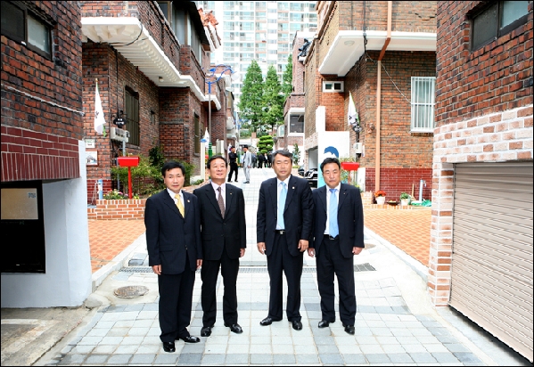 옥동 '녹색주차시범마을'준공식 참석_3