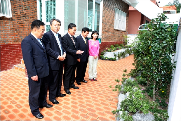 옥동 '녹색주차시범마을'준공식 참석_2