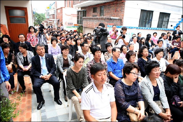 옥동 '녹색주차시범마을'준공식 참석_0