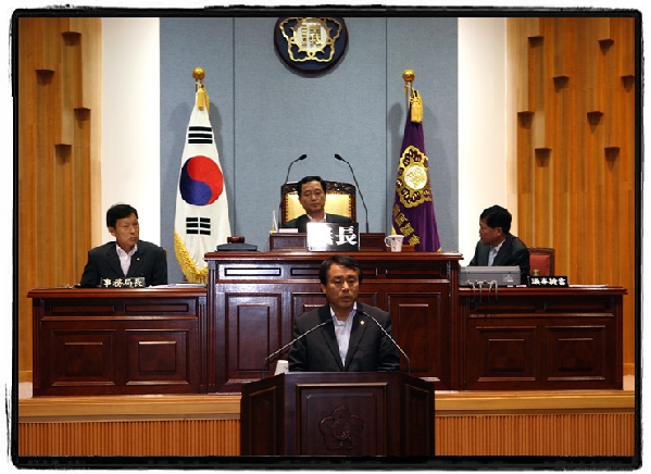 제5대 남구의회 전반기 의장 및 부의장 당선소감 발표_1