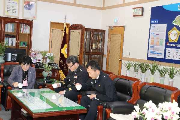 남부소방서장 내방_0