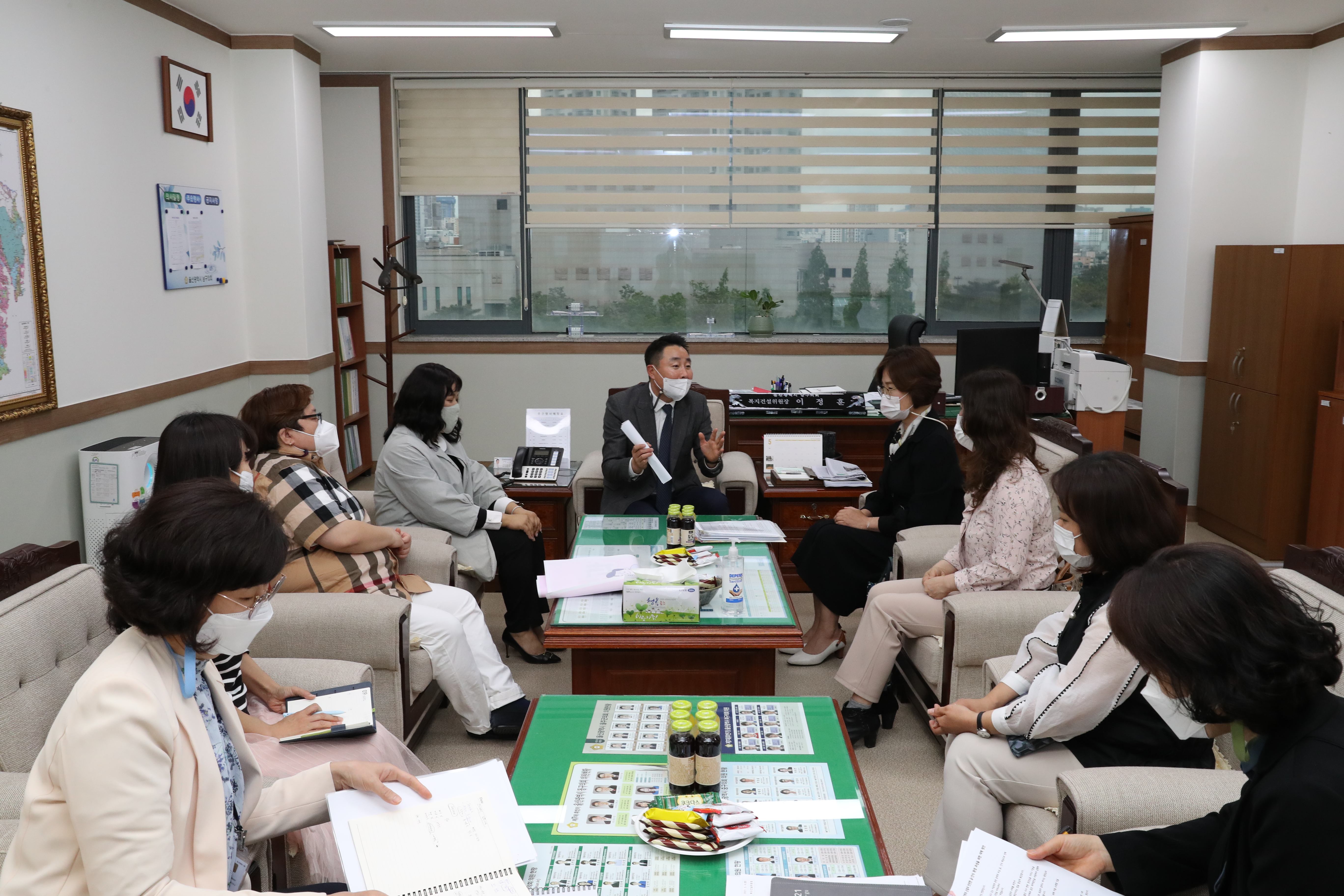 [보도자료]남구의회 이정훈 복지건설위원장, 간담회 개최