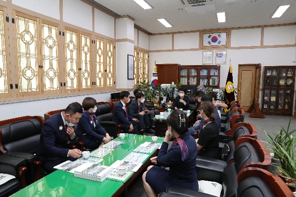 국제라이온스협회 355-D지구 신임 총재 및 지구임원진 내방_2