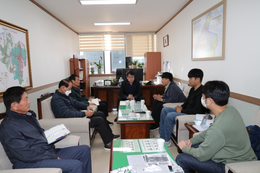 최신성의원 수암상가시장 연합회 임원진 간담회_0