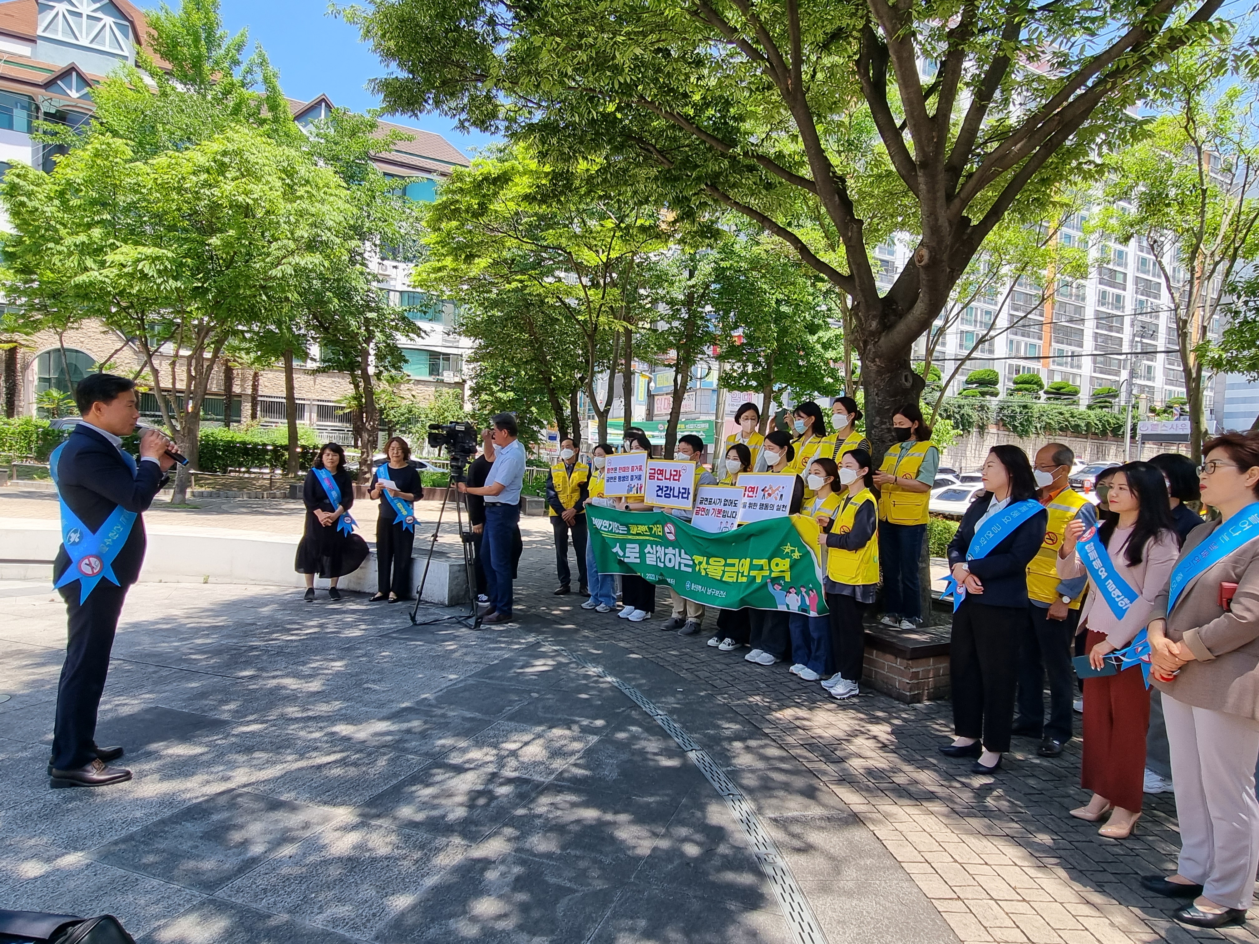 남구의회 이지현 의원, 옥동 학원가 자율금연구역서 ‘금연 캠페인’