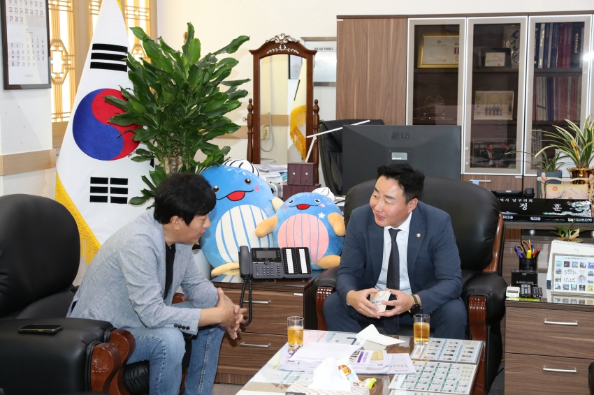 남구 자율방법연합회장 내방_2