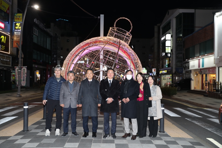 디자인거리 야간경관조명 점등실(왕생이길)_4