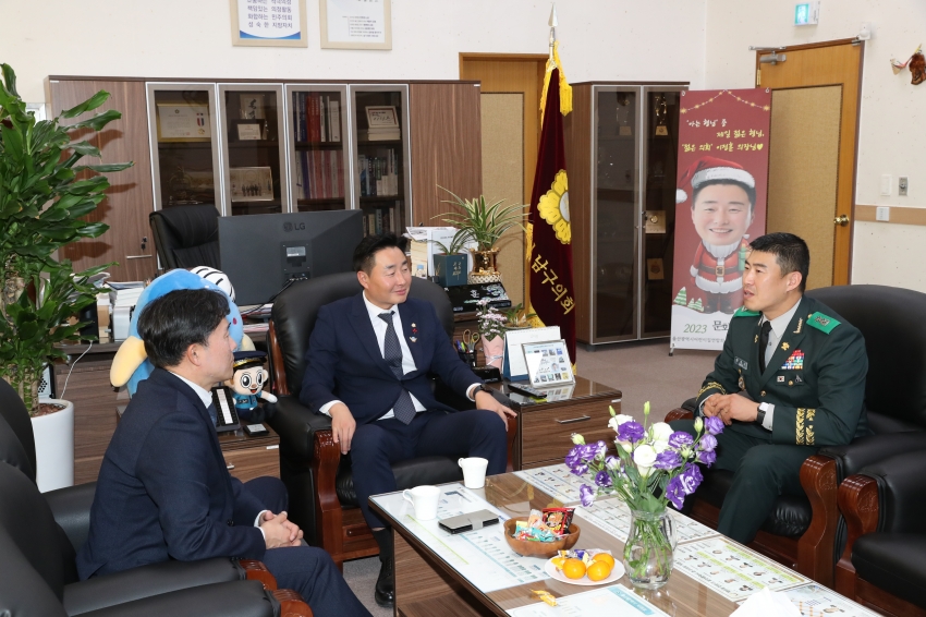 육군 7765부대 제3대대 신임 대대장 내방_4