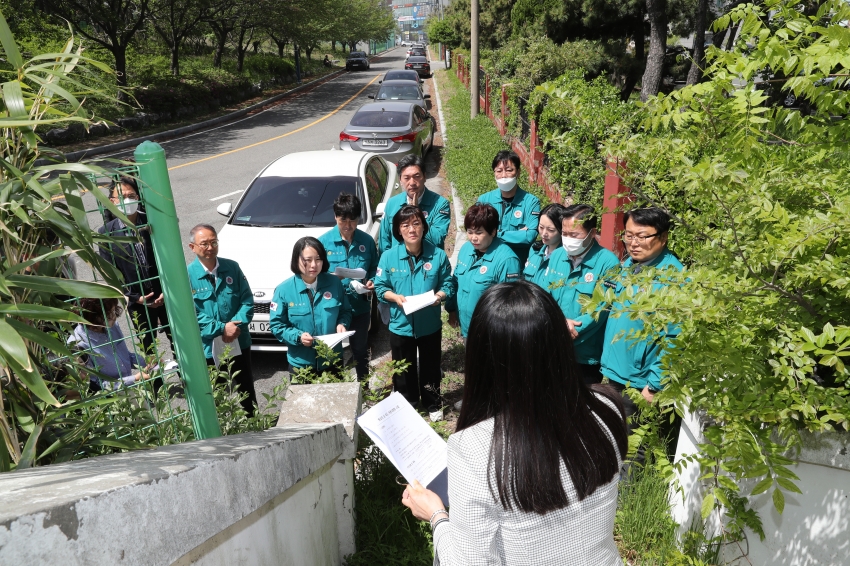 남구의회, 제1회 추경안 심사 관련 현장 찾아
