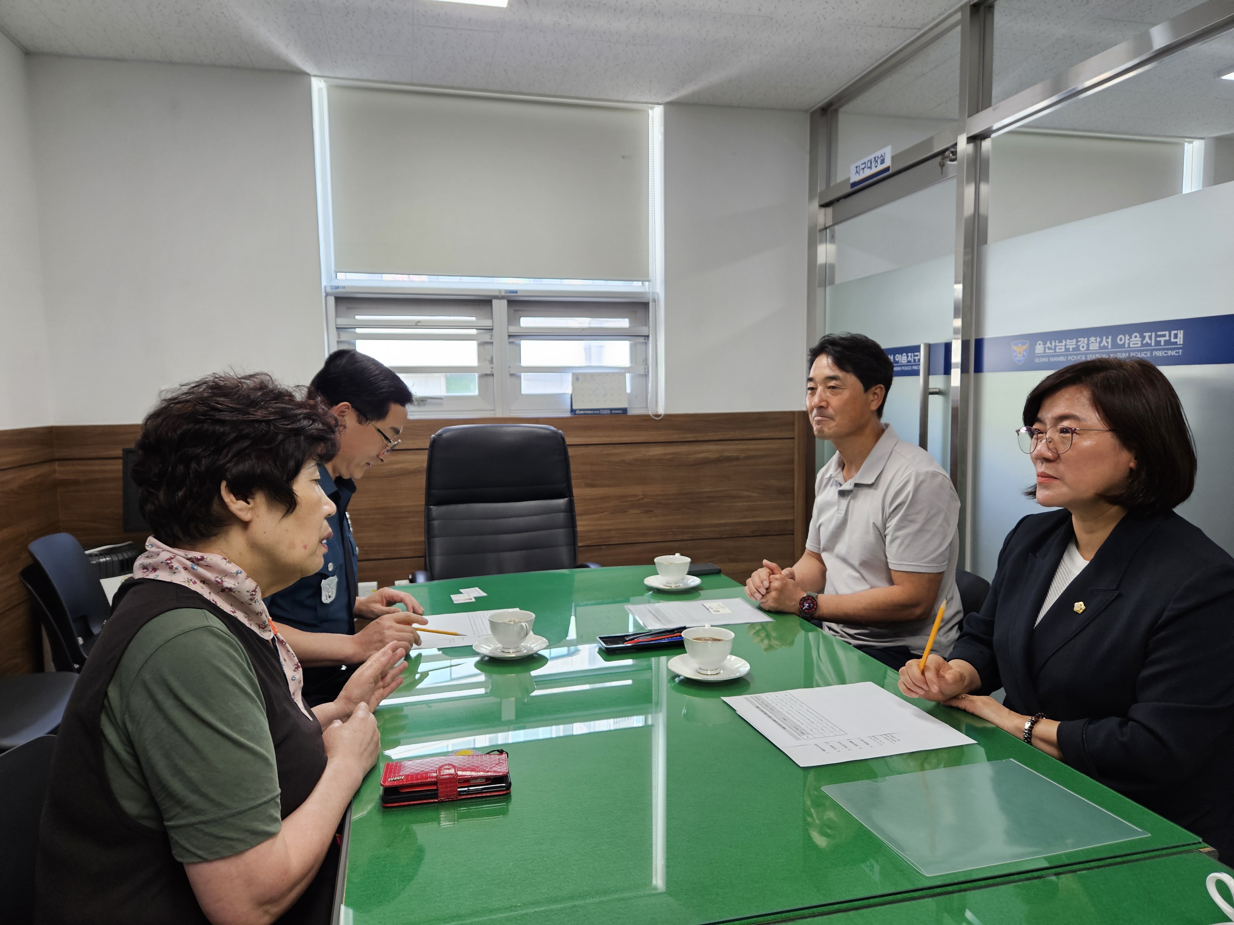 이양임 남구의원, 수암로 교통사고 다발 민원현장 방문