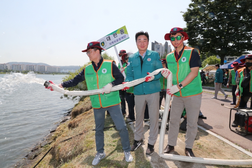 남구 지역자율방재단 수혜복구 양수기 기동훈련_8