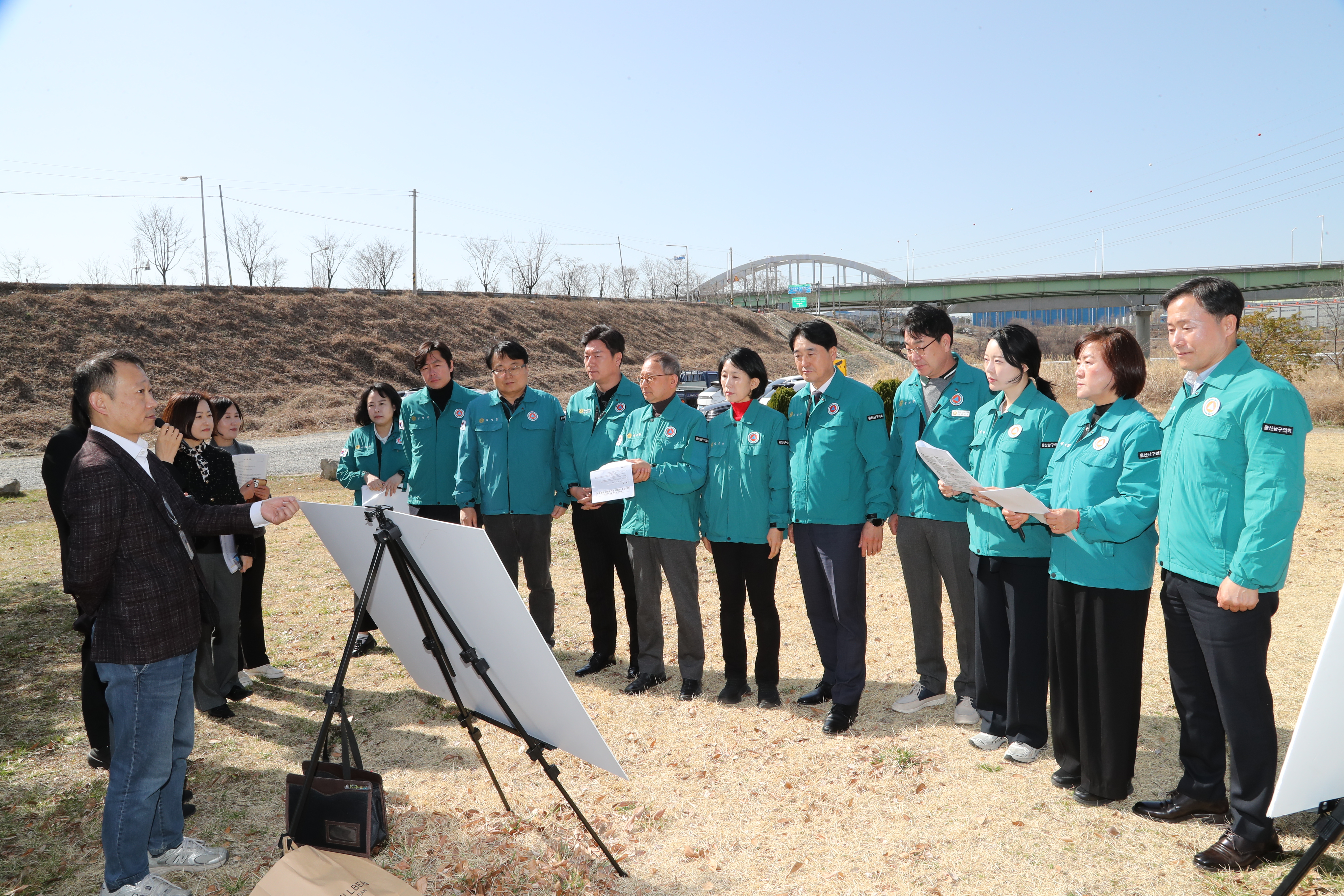 남구의회‘외황강 역사문화권’ 현장방문