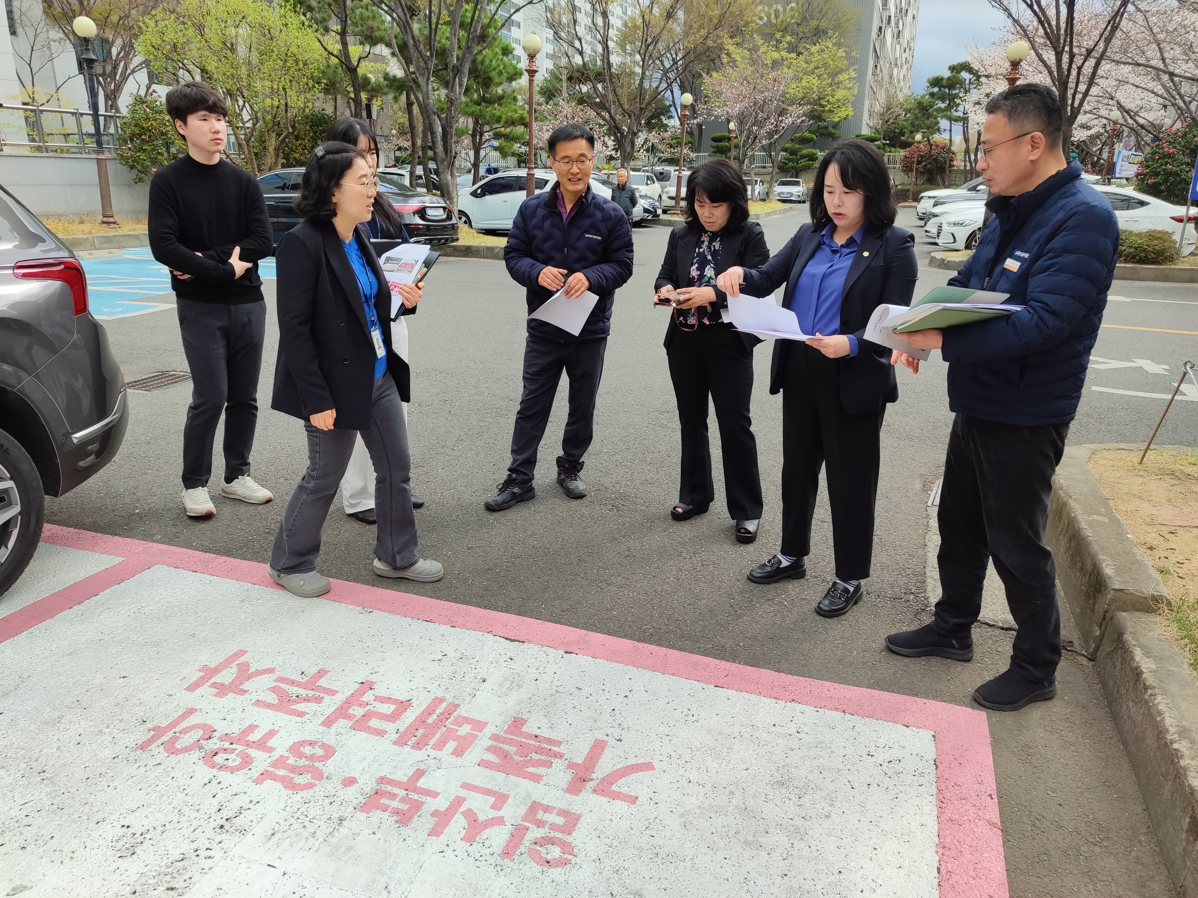이혜인 남구의원, 임산부‧영유아 가족배려주차구역 운영실태 점검