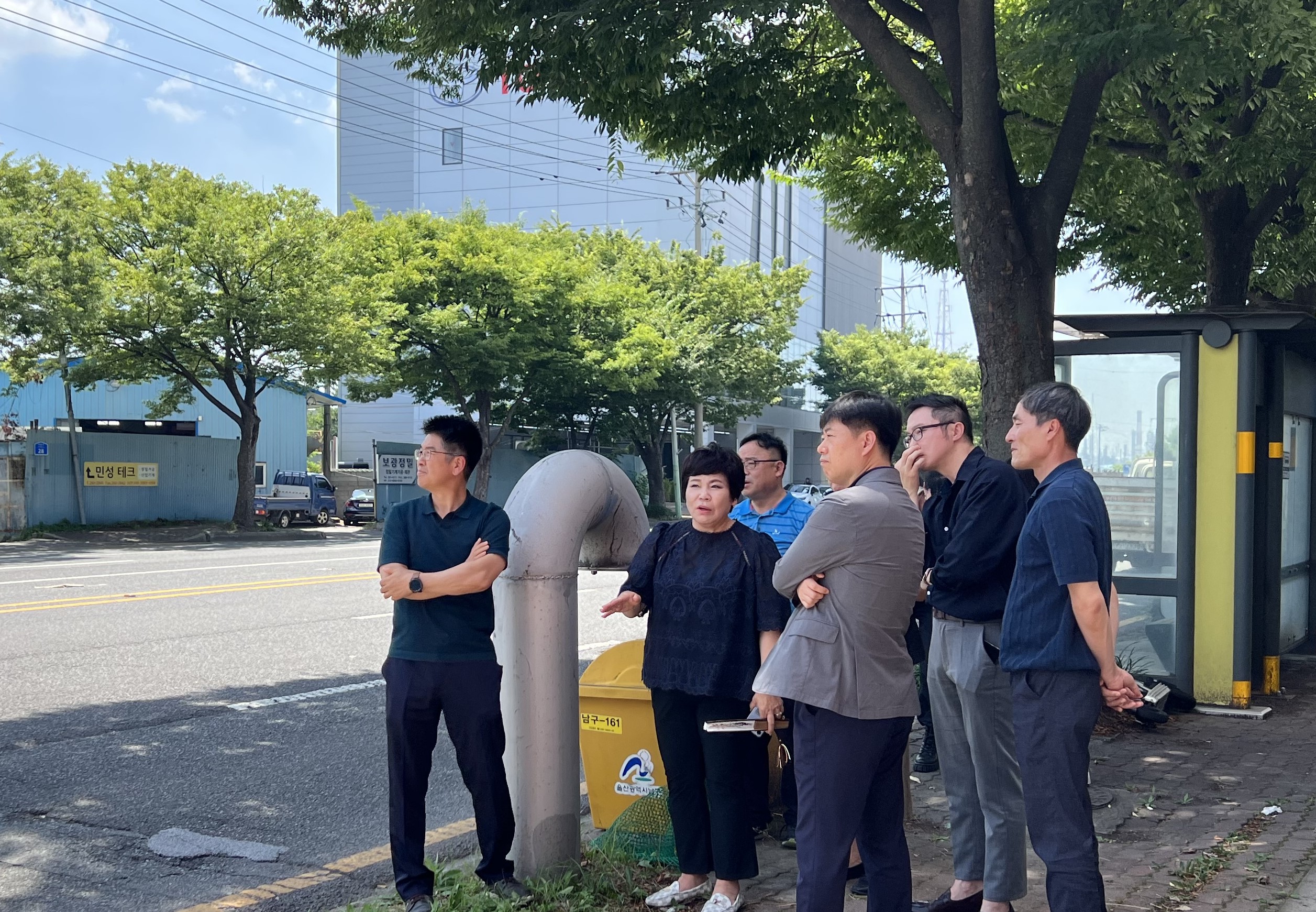 박인서 남구의원, 화합로 일원 상습 교통사고 민원 현장 점검 