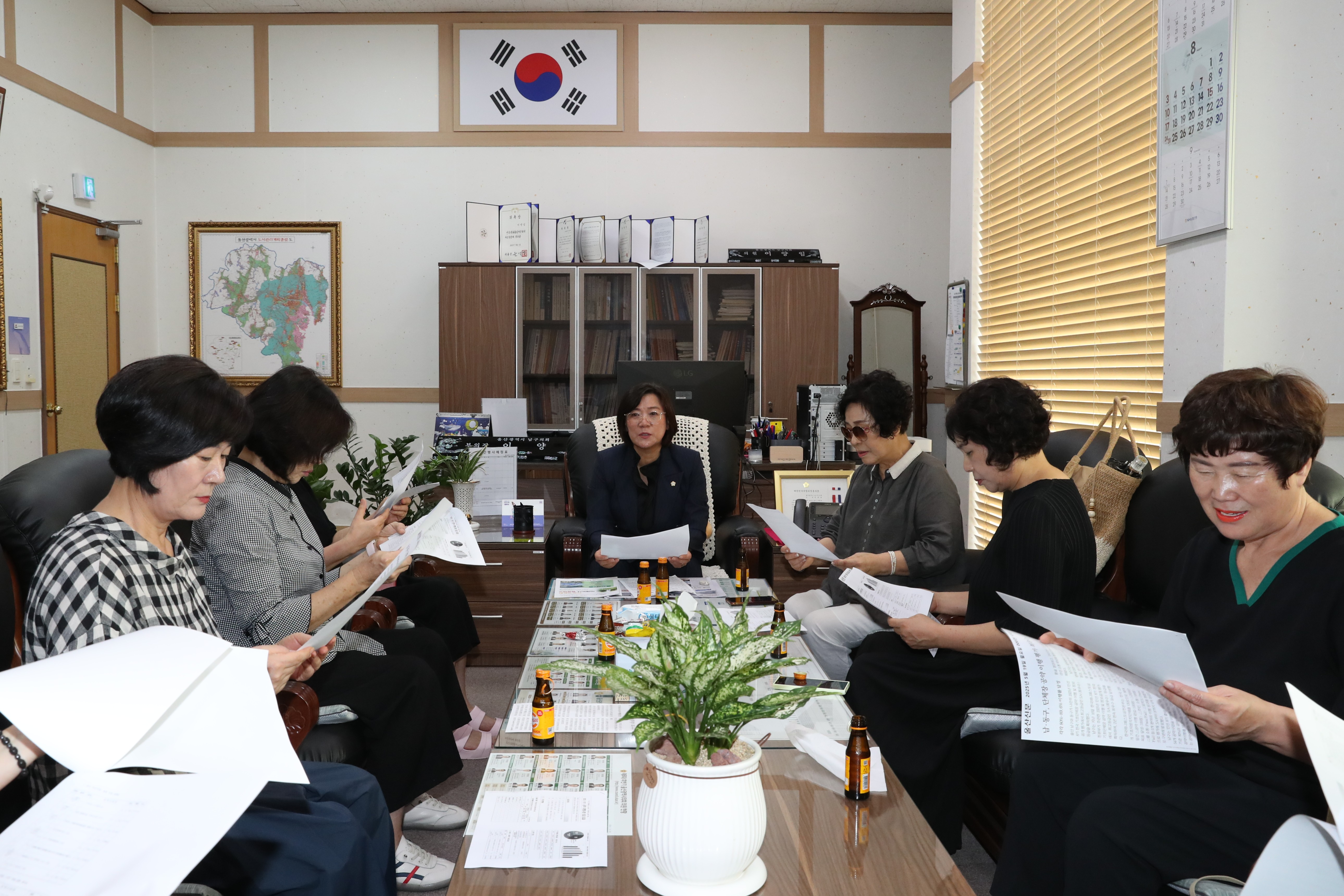 이양임 의원, 남구 서로나눔회와 민생간담회 개최