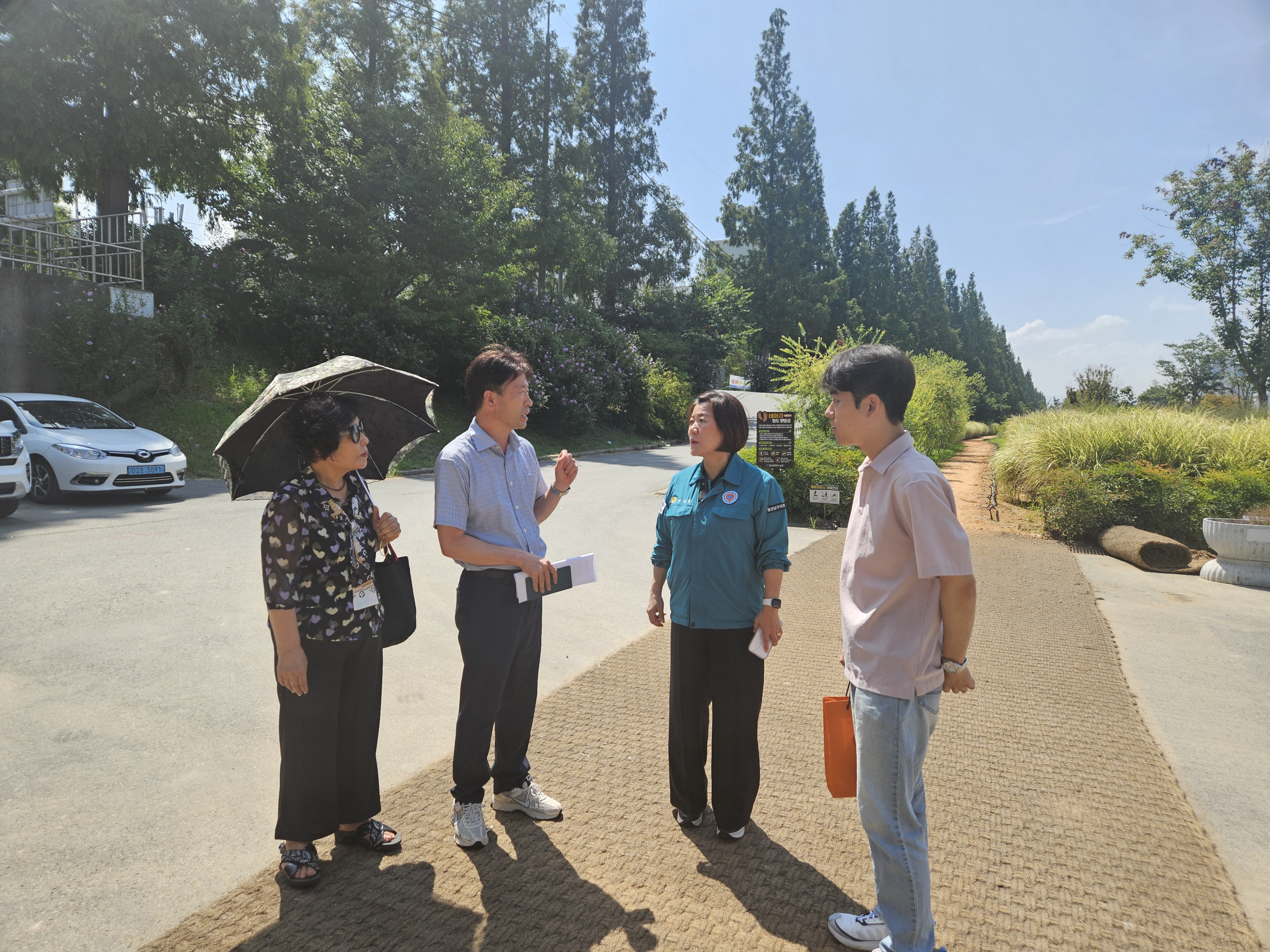 이양임 남구 부의장, 태화강·여천천 산책로 민원현장 점검