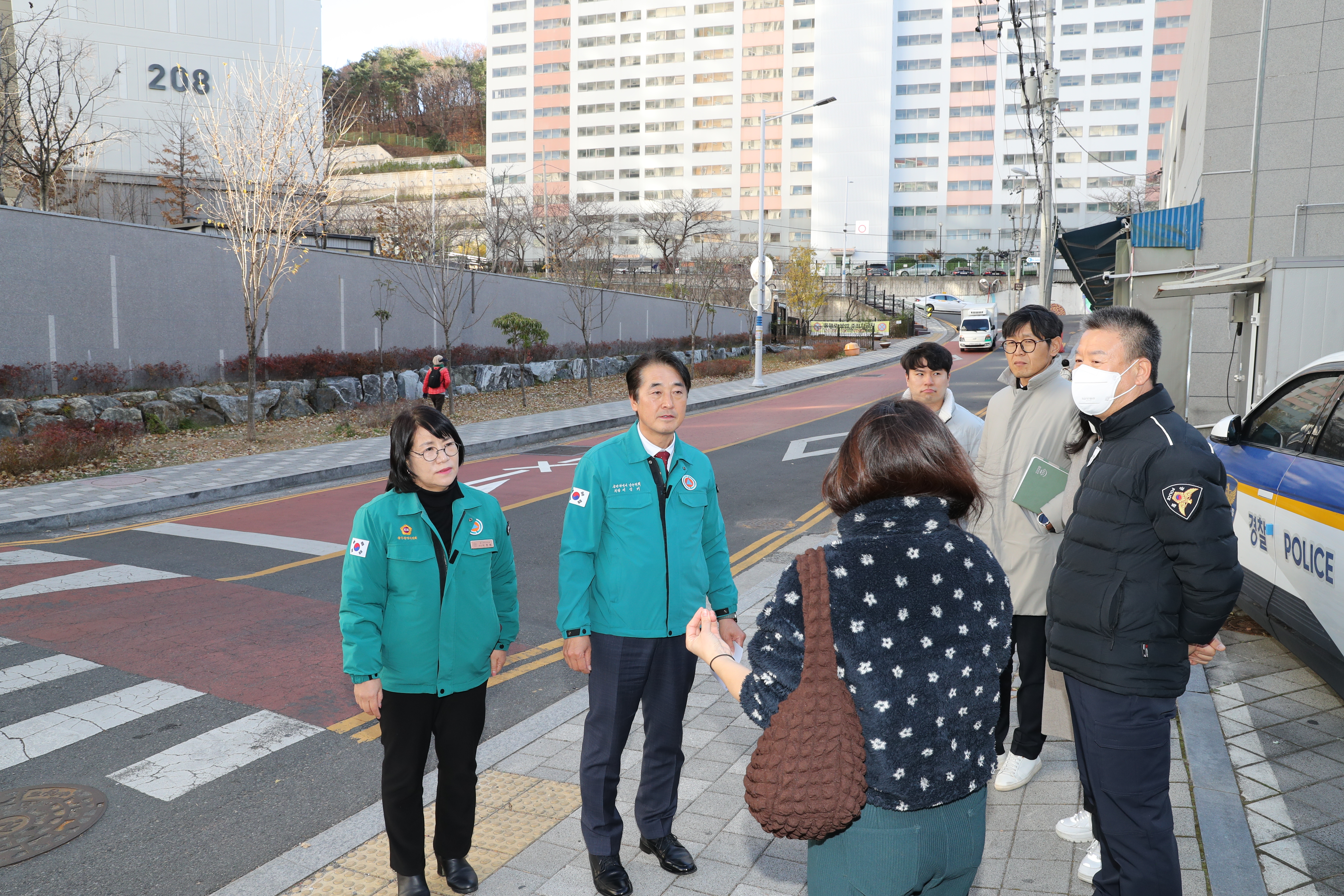 이상기 남구의장 야음동 교통민원 현장 방문