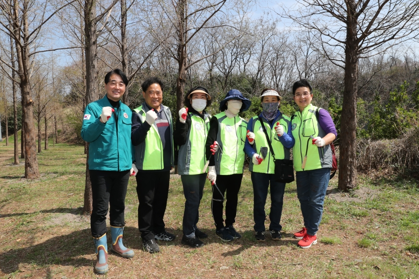 자연보호협의회 여천 메타세콰이어길 수목식제 행사_4