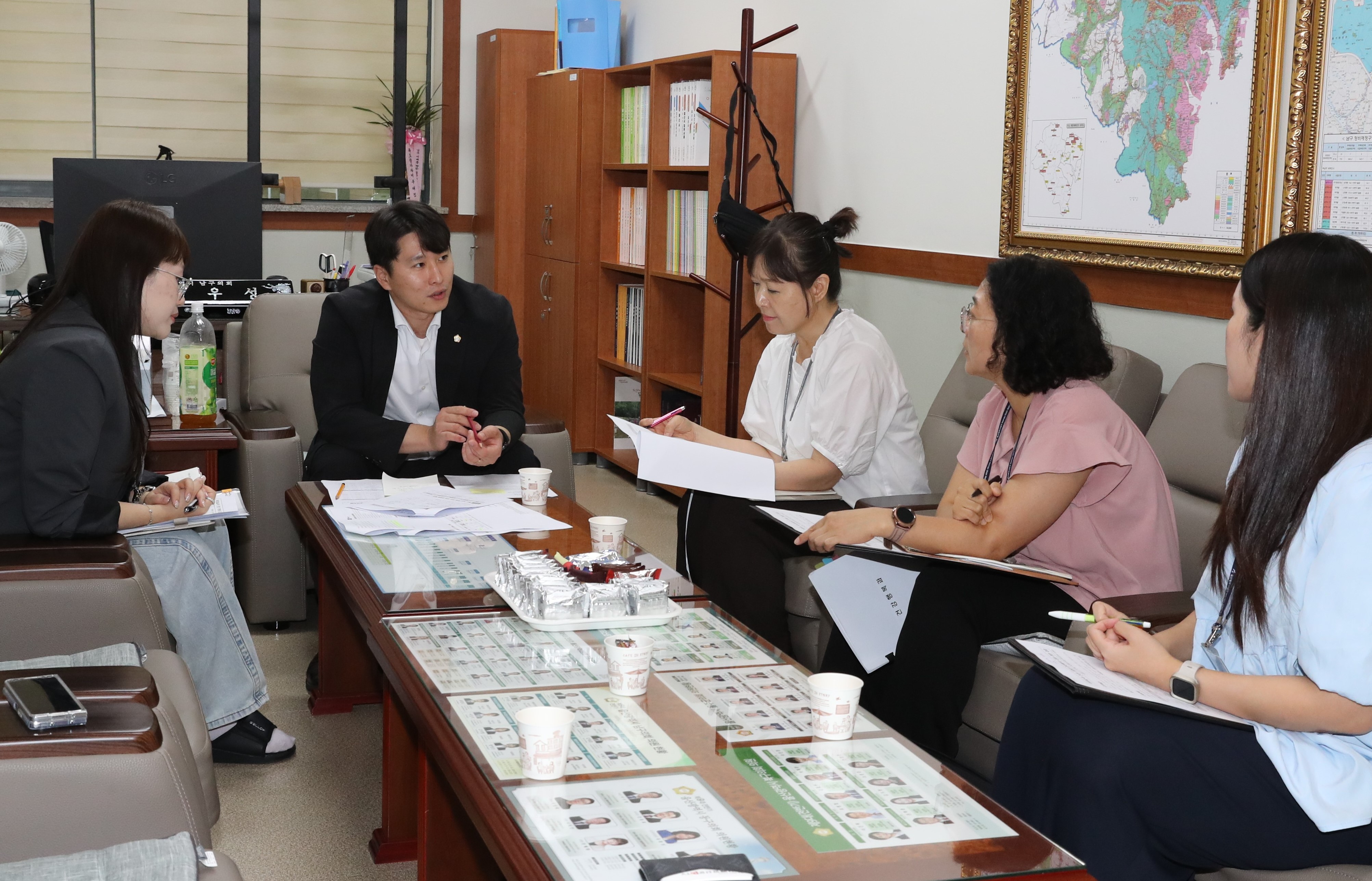 김우성 남구의원, 35세 이상 임산부 의료비 지원방안 논의 