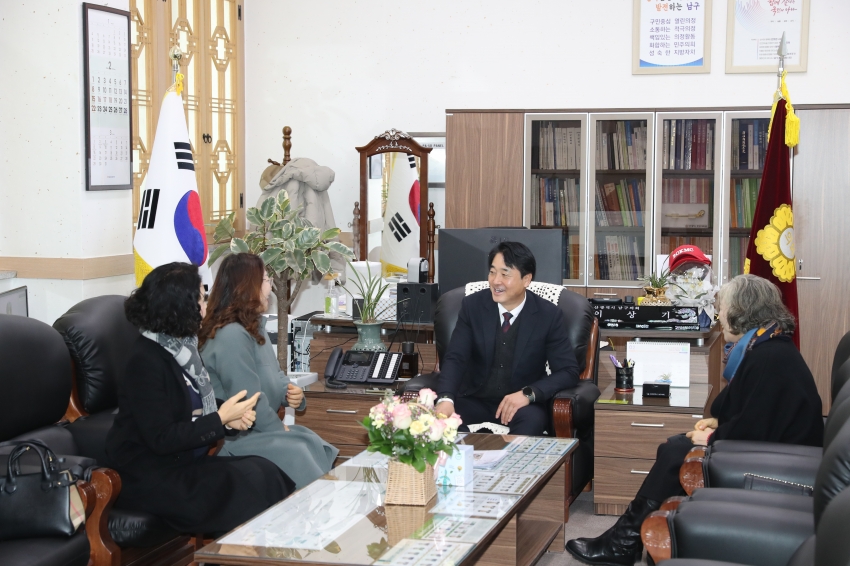 남구 통장협의회 신임 임원진 내방_2