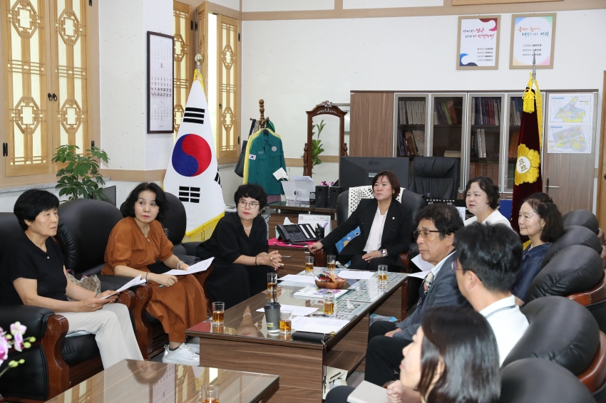 이양임의원 수암동장, 단체장 간담회_0